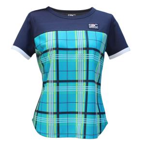 【SALE】セントクリストファー チェックゲームシャツ   STC - BBW2261 - TQ   St.christopher LS レディース  22SS