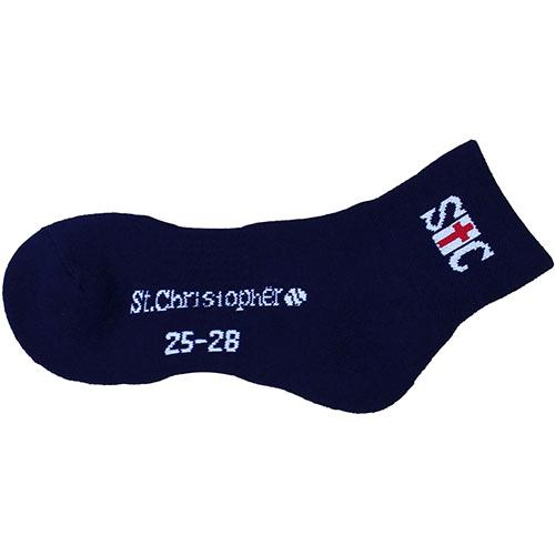 セントクリストファー メンズハーフソックス   STC-BDA4801-NV   St.Christ...