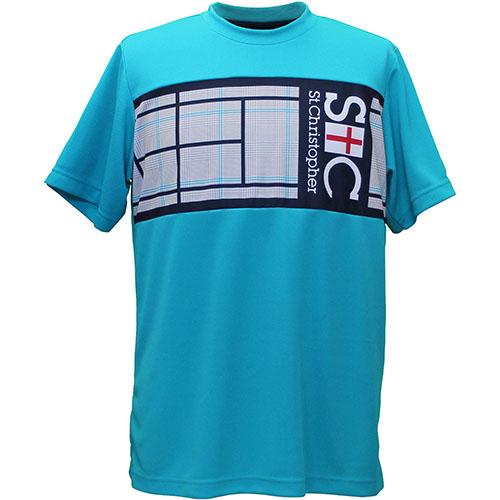 【SALE】セントクリストファー テニスコートプラクティスシャツ   STC-BDM5455-TQ ...