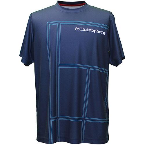 【SALE】セントクリストファー コートラインゲームシャツ   STC-BDM5465-NV   S...