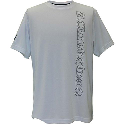 【SALE】セントクリストファー バーチカルロゴプラクティスシャツ   STC-BEM1441-WH...