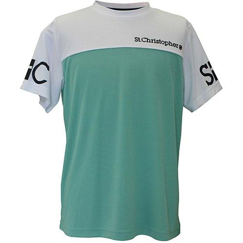 【SALE】セントクリストファー スリーブロゴプラクティスシャツ   STC-BEM1443-AGW...