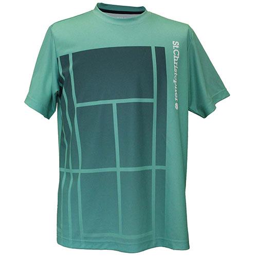 【SALE】セントクリストファー テニスコートゲームシャツ   STC-BEM1445-AG   S...