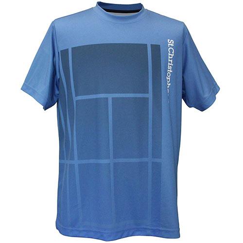 【SALE】セントクリストファー テニスコートゲームシャツ   STC-BEM1445-SK   S...