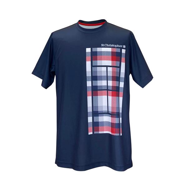 セントクリストファー チェックコートゲームシャツ   STC-BEM5513-NV   St.Chr...