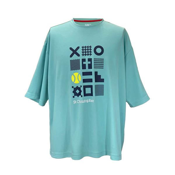 セントクリストファー チックタックトービッグシルエットシャツ   STC-BEM5525-TQ   ...