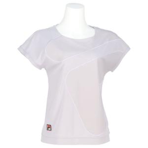 新品＊FILAフィラ＊シースルージャガード レイヤードフラスコネックTシャツ FILA フィラ シースルージャガード レイヤードフラスコネックT
