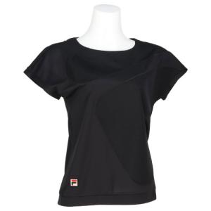 新品＊FILAフィラ＊シースルージャガード レイヤードフラスコネックTシャツ FILA フィラ シースルージャガード レイヤードフラスコネックT