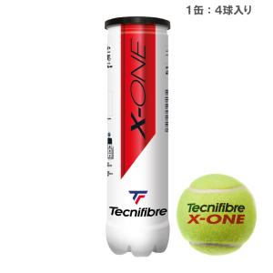 テクニファイバー [Tecnifibre] X-ONE（エックス-ワン） 1缶4球入り JTA/ITF公認球｜windsorracket-online