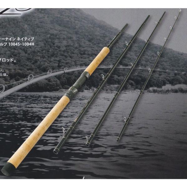 ロデオクラフト フォーナインネイティブ ブラックウルフ 1004S レイクトローリングロッド