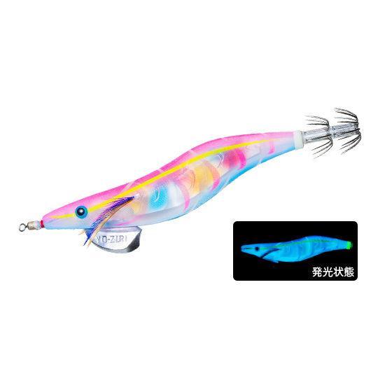 ヨーヅリYO-ZURI アオリーQ 3D 2.5号 スーパーブルー夜光マーブルピンクSBMP