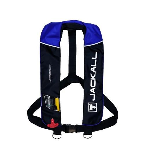ジャッカル 自動膨張式ライフジャケット JK2520RS ブラックブルー 国土交通省型式承認品 タイ...