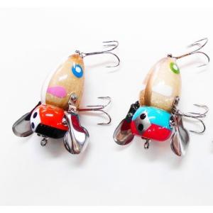 ストックルアーズ　ミステリーベイト×3　ポッパー計四個セット STOCKLURES ストックルアーズ ミステリーベイト : ウインズ