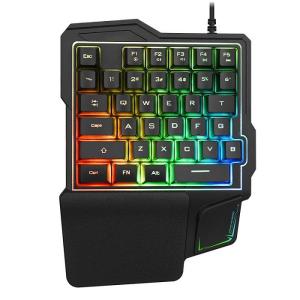 左手用 ゲーミングキーボード 35キー 片手 左手デバイス 左手用 ゲーミングキーボード 35キー 片手 左手デバイス