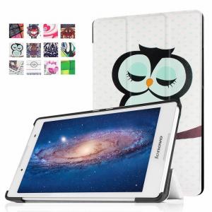 Lenovo tab3 ケース softbank 501LV カバー 8インチ TAB2 601LV 602LV 3点セット 保護フィルム タッチペン おまけ フィルム 三つ折 スタンドケース スタンド ス