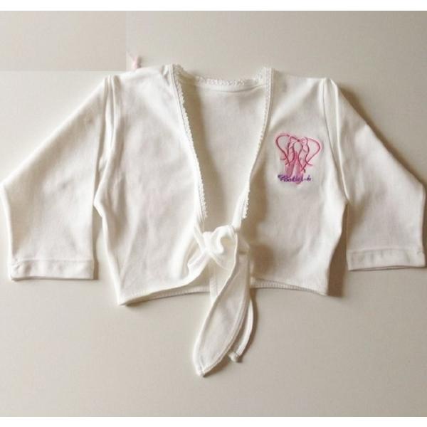 バレエレオタード カシュクール ボレロ 【9分袖】カーディガン 秋 冬 薄手 90/100/110/...