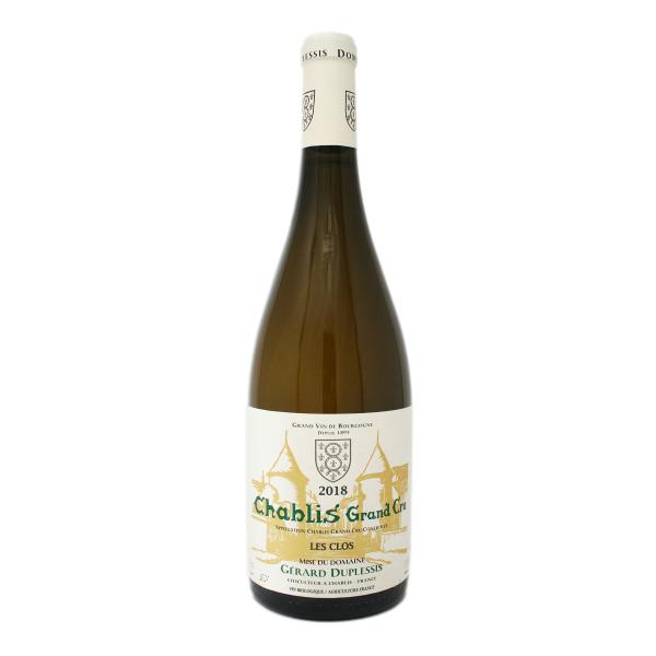 白ワイン　2018　シャブリ・レ・クロ・グラン・クリュ　デュプレシス