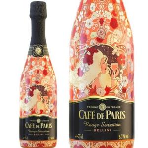 カフェ ド パリ ルージュ センセーション ベリーニ 750ml (ピーチ風味 スパークリングワイン...