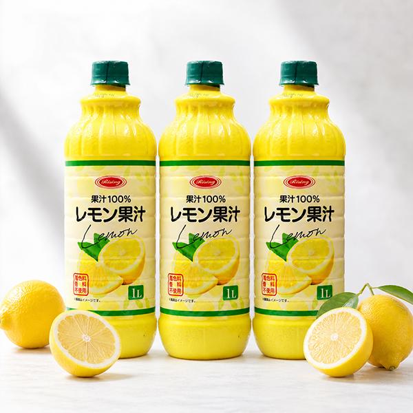 レモン果汁 果汁100％ レモンサワーにも 1Lペットボトル 大容量 送料無料 朝日商事 1000m...