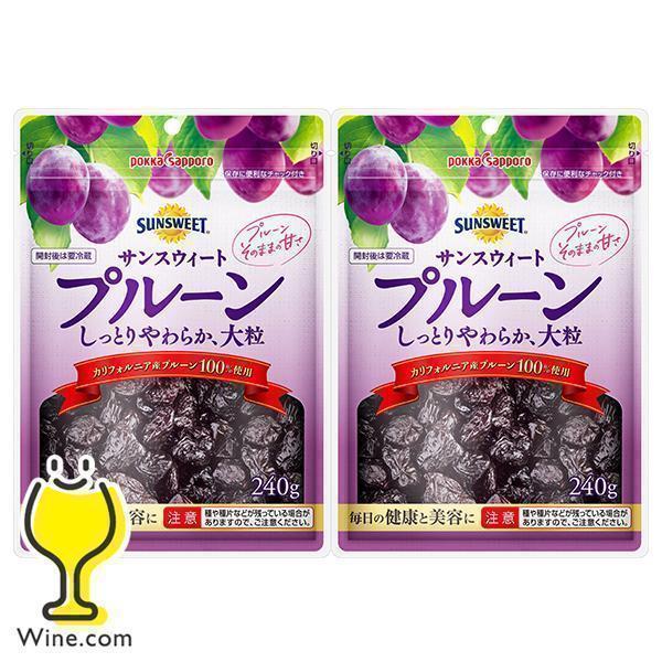 飛脚ゆうパケット便発送 送料無料 ポッカサッポロ サンスィートプルーン 240g×2袋(002)『N...