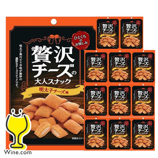 明太子チーズスナック おつまみ 送料無料 丸仁商事 大人スナック 明太子チーズ味 30g×1ケース/...