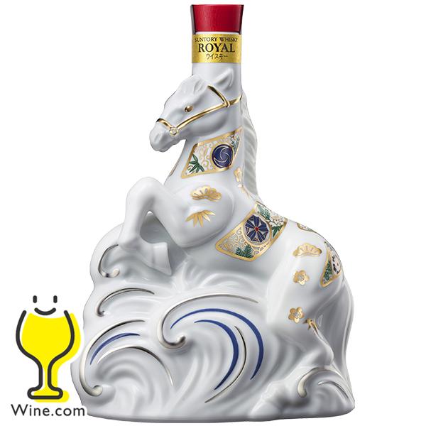 ウイスキー 干支 送料無料 サントリー ローヤル 43度 干支 うま ウマ 馬 午歳ボトル 600m...