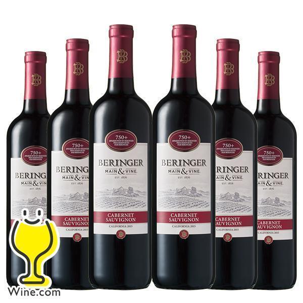 赤ワイン wine 送料無料 ベリンジャー カリフォルニア カベルネ・ソーヴィニヨン 750ml×6...