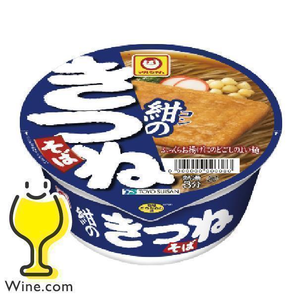 送料無料 東洋水産 マルちゃん 紺のきつねそば 1ケース/88g×12個(012) 『GCC』