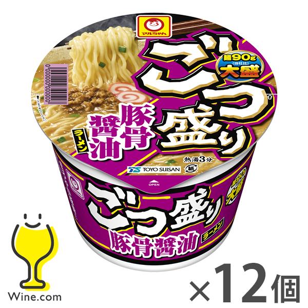 12個 ごつ盛り とんこつしょうゆ カップ麺 ラーメン 送料無料 東洋水産 マルちゃん ごつ盛り 豚...