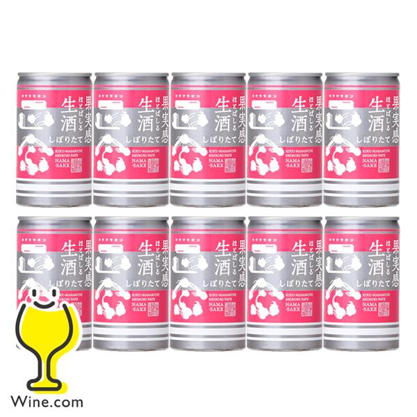 180mlアルミ缶 10本 日本酒 送料無料 菊正宗 キクマサギン生酒缶 180ml×10本(010...