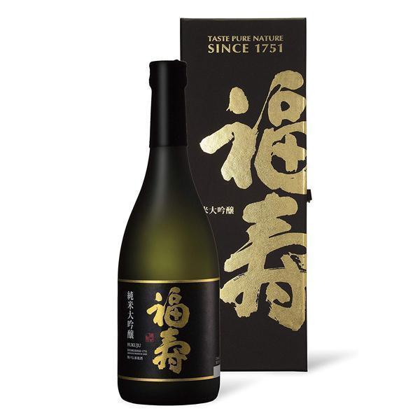 日本酒 地酒 神戸酒心館 福寿 純米大吟醸 黒ラベル 化粧箱入り 720ml