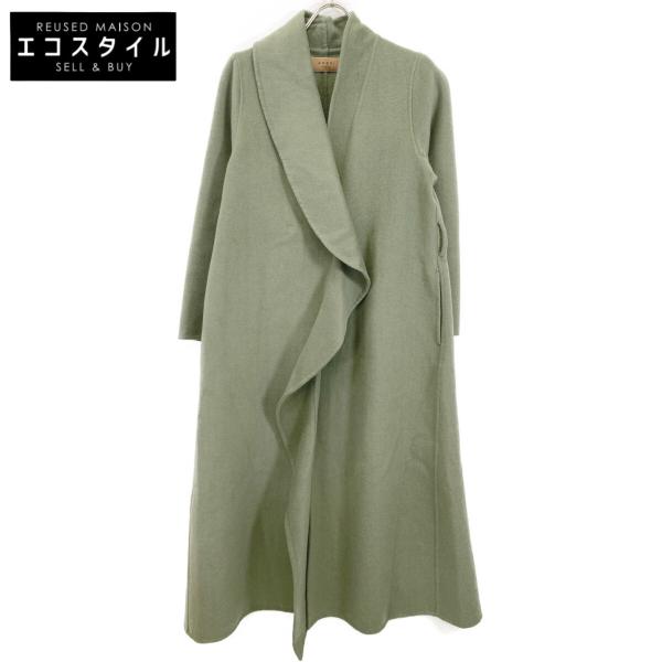 AMERI アメリヴィンテージ グリーン UNDRESSED FRILL COLLAR COAT グ...