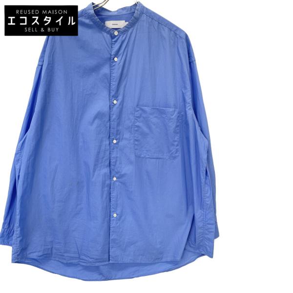 Graphpaper グラフペーパー GM221-50116B ブルー ブロードオーバーサイズバンド...