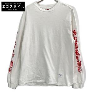 Supreme シュプリーム 24FW ホワイト Old English L/S Top ホワイト M トップス コットン メンズ 中古