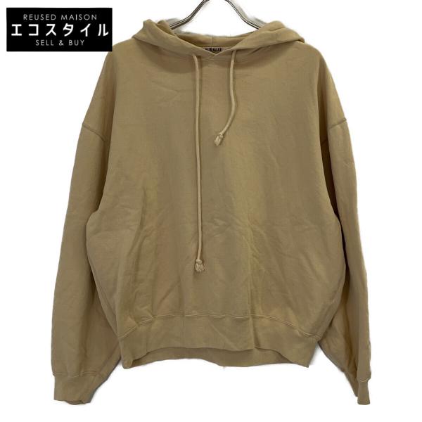 AURALEE オーラリー A8SP01GU スーパーソフト スウェットパーカー ベージュ 3 トッ...