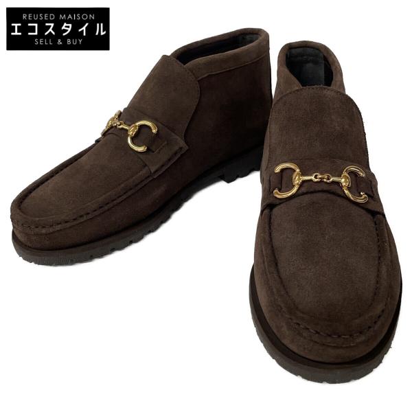 Paraboot パラブーツ 1124 ユナイテッドアローズ別注 ブラウン スエード ホースビット ...