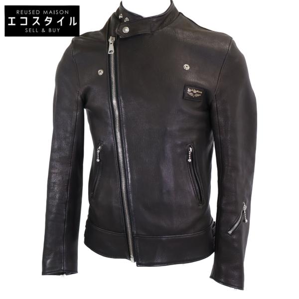 美品 Lewis Leathersルイスレザー リアルマッコイズ別注 445T スーパーモンザ ダブ...