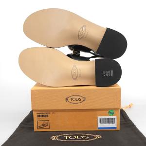 新品同様 TODS トッズ トングサンダル シ...の詳細画像3