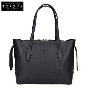 新品同様 TODS トッズ OS SHOPPING ZIP PICCOLA ショッピング ジップ スモール トートバッグ レディース