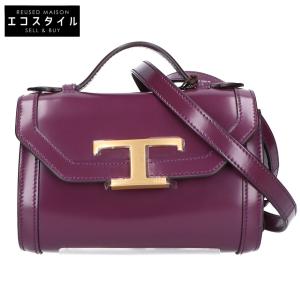 新品未使用 TOD'S トッズ XBWTSPB0000GTL232 Tタイムレス カーフレザー 2WAYバッグ ショルダーバッグ レディース