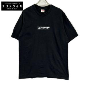 Supreme シュプリーム ブラック Futura Box Logo Tee Tシャツ L メンズ