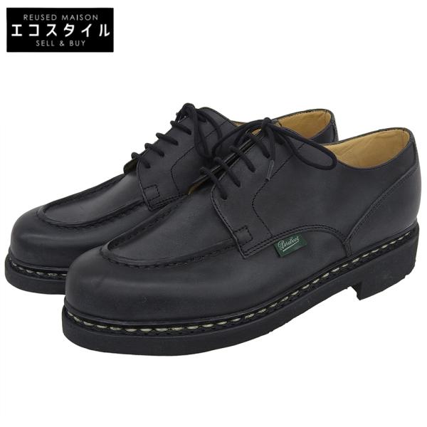 新品同様 Paraboot パラブーツ シャンボード Uチップ レザー シューズ メンズ ブラック ...