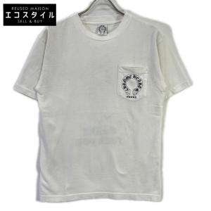 Chrome hearts クロムハーツ ホワイト コットン100 OSAKA FUCK YOU プリントTシャツ ホワイト M トップス コットン メンズ 中古