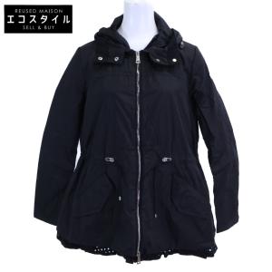 MONCLER モンクレール LOTUS ロータス フード付 スプリング コート 1 ブラック レディース
