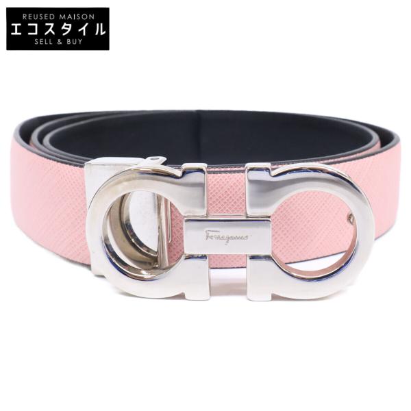 Salvatore Ferragamo サルヴァトーレフェラガモ ガンチーニ リバーシブル レザー ...