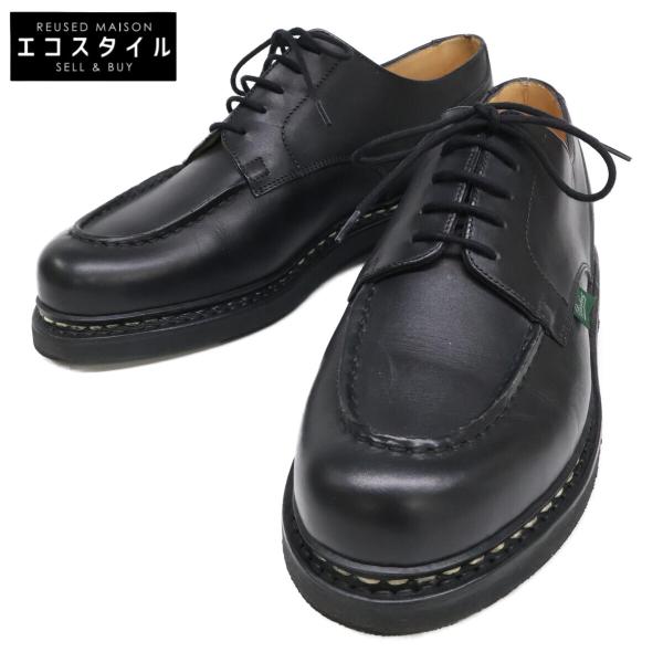 Paraboot パラブーツ 23年 99122 シャンボード Uチップ シューズ ブラック 8 シ...