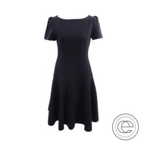 未使用 18年製 Foxey New Yorkフォクシーニューヨーク 355 ストレッチ ぺプラムドレス ワンピース