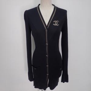 Chanelシャネル P37895k02547 P37895k02547 カーディガン ライオンボタン 胸元ココマーク Vネックロングカーディガン38 ライオンボタン ブラック レディース 2881000000073684 ブランドショップエコスタイル 超安い抜群 の 破格値下げ の