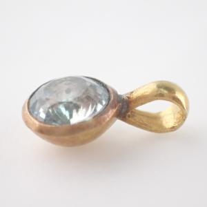 Marie Helene De Taillac 休日 マリーエレーヌドゥタイヤック K22 ペンダントトップ Aquamarine アクアマリン チャーム