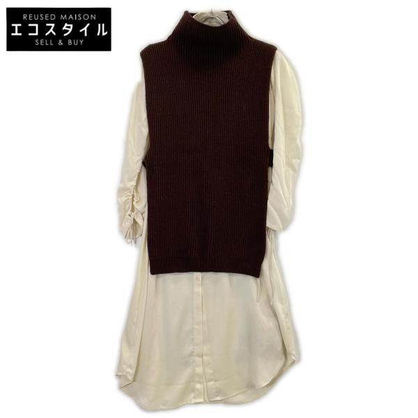 AMERI アメリ 01020531250 VEST LAYERED SHIRT DRESS レイヤ...